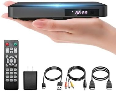 Mini DVD Player HDMI, Miuscall-C DVD Player for TV Included HDMI RCA Cord, All Region Compact DVD Player, Breakpoint Memory Support USB, Built-in PAL/NTSC, Small DVD Player for TV with Remote Control