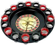 Hetkrishi Roulette Wheel of Shots Darts Metal Drinking Game Set Medium 32 * 32 * 7.5 cm- Assorted Color