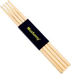 5A Wood Drum Sticks for Kids: 2 Pairs Drumsticks for Electronic Drumming Children Adults Beginner Percussion Accessories