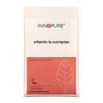 INNOPURE Vitamin B Complex Tablets (No Artificial Fillers) 100% NRV of All 8 B Vitamins B1, B2, B3 (Niacin) B5, B6, B12, Biotin & Folic Acid (120 Tablets) UK Made