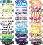 48 Rolls Washi Tape Set - 8mm Wide 