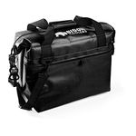Bison Coolers Softpak Series 24 Can Made in USA, Soft Cooler Bag Insulated Leak Proof for Beach, Travel, Camping, Picnic, Car, Trips, 24+ Hour Ice Retention, Black