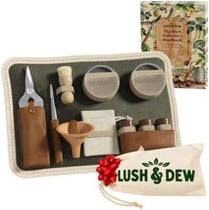 Lush&Dew Seed Saving & Collecting Kit, Garden Tools Set, Gardening Gifts