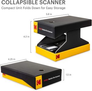 KODAK Mobile Film Scanner – Portable 35mm Slide & Film Scanner with LED, App