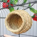 Hanging Straw Bird Nest Natural Fib