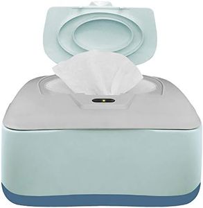 GOGO PURE Baby Wet Wipe Warmer and Wet Wipe Dispenser, Holder and Case - with Easy Press On/Off Switch, Great Baby Gift (Blue/Grey) - Only At Amazon