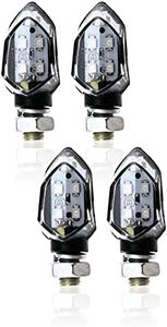 4X Universal LED Micro Blinker Indicators Light Mini Motorbike Turn Signal Light