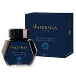 Waterman Fountain Pen Ink | Mysterious Blue | 50ml Bottle