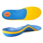 3ANGNI Heavy Duty Support Plantar Fasciitis Orthotic Insoles - 220+ LBS Arch Support, Relieve Flat Feet, Heel Pain, Overpronation, Shock Absorbing and Breathable Insoles, Suitable for Men and Women