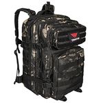 vAv YAKEDA Tactical Backpack, Large 3 Day MOLLE Assault Pack Backpack Bug out Bag Backpack