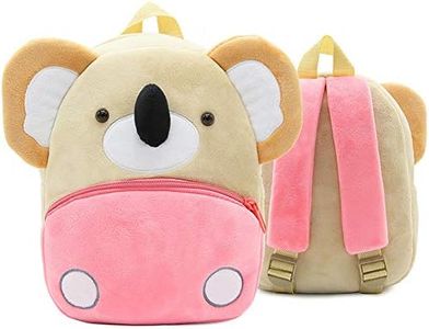 KISSOURBABY Zoo Toddler Kids Backpacks Cute Plush Animal for Girls Boys, Koala, One Size, Casual