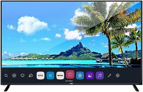 Pyle 65" 2160p UHD Smart TV - Flat Screen Monitor HD DLED Digital/Analog Television w/Built-in WebOS Hub Operating System, HDMI, USB, AV, Full Range Stereo Speaker, Wall Mount, Includes Remote Control