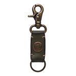 Royal Enfield Olive Leather Key Chain(Rlckch000005),Brown