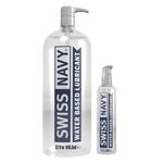 SWISS NAVY Premium Water Based Lubricant (32oz) PLUS FREE 2oz Bottle by SWISS NAVY