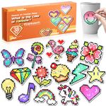 ARTDOT 38 Patterns Diamond Art Stickers Toys Kits for Kids, DIY Diamond Arts Crafts for Boys and Girls Ages 6-8 10-12