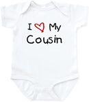 CafePress - I Love My Cousin Infant