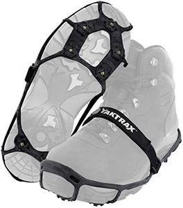 Yaktrax Spikes for Walking on Ice and Snow (1 Pair), :Large/X-large (Shoe Size: W 9.5+/M 8-12) , Black