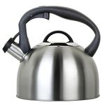 MAISCHOU Stove Top Whistling Kettle 2.5L Stainless Steel Color Silver Grey