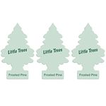 Little Trees Air Freshener Tree LTZ088 Frosted Pine Fragrance For Car Home Boat Caravan - Triple Pack