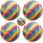 lab&tek Ultra-Thick & Extra-Durable Precut Tennis Balls Pack | Pro Glide Kit for Walkers, Chairs, Furniture Feet, Desks, and Table Legs | Enhances Mobility & Protects Floors (4 Units Kit, Rainbow)