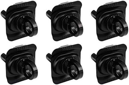 Forccord Custom Fit for Tie Down Anchors 15-26 Chevy Colorado&GMC Canyon, 14-26 Chevy Silverado&GMC Sierra 1500 2500 3500 Truck Bed Tie Downs Replace#23146899 for Truck-6 Pack Replacement Accessories