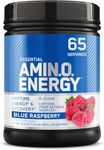 ON Essential Amino Energy | Amino Acid & Energy Formula | 5 Grams of Amino Acids, 100 mg of Naturally Sourced Caffeine, 5 Calories, Sugar Free | 65 Servings (Blue Raspberry)