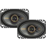 KICKER 51KSC4604 KS-Series 4x6 Coaxial Speakers with .5" tweeters, 4-Ohm, Pair