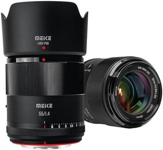 Meike 55mm f1.4 f/1.4 E-Mount STM APS-C Auto Focus Portrait Lens for Sony E-Mount Cameras A5000 A5100 A6000 A6100 A6300 A6400 A6500 A6600 NEX 3 3N NEX 5R NEX 6 7