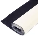 Adhesive Velvet Roll of Fabric for Crafts (17.7 x 78.7 in, Black)