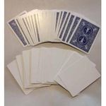 Blank Face Cards (Bicycle) - blue by US Playing Cards