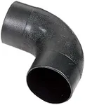 Woodriver Dust Connection 4" Abs 90-Degree Elbow Dust Collection Fitting