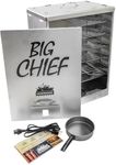 Smokehouse Big Chief Front Load Smoker, Easy to Use Electric Smoker with 50 LB Capacity, Great for Smoking Fish, Jerky, Brisket, Cheese & More