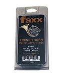 Faxx French Horn Lever Pads, Large Size, Set of 3 - Preformed soft pads to keep your fingers from slipping.