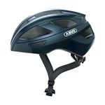 ABUS Macator Racing Bike Helmet - Sporty Bicycle Helmet for Beginners - for Women and Men - Blue, Size M