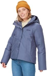 Marmot Women's Wm's Chelsea Short Coat Waterproof, Insulated Hooded Winter Coat, Warm and Windproof Down Parka, Lightweight Packable Outdoor Jacket (pack of 1)