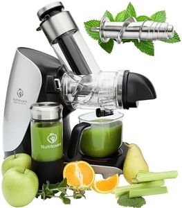 GREEN-PRESS EDELSTAHL Slow Juicer 304 Edelstahl Schnecke BPA-frei I DEUTSCHE MARKE I Ganze Früchte Sellerie Gemüse und Obst Entsafter Testsieger 2023 Allrounder Saftpresse elektrisch