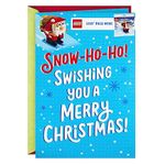 Hallmark Lego Christmas Card for Kids (Skiing Santa Building Kit)