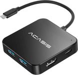 USB C Hub, Multi-Port USB Type-C Hub with 4K HDMI Display, Power Delivery 100 W | 3 USB 3.0 Port | 1 Type-C 3.0 Port | USB C Adapter for MacBook, Mac Mini, XPS, Laptop