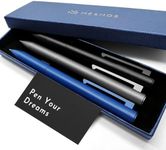 MESMOS 3pk Ballpoint Pen Set, Luxury Pens for Men, Nice Pen, Cool Metal Pen, Fancy Pen, Mens Pen Gift Set, Writing Pen, Office Gifts for Men Who Has Everything, Refillable Pen, Executive Pen