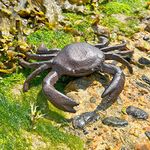 Ascalon Crab Garden Ornament Cast Iron Seaside Animal Outdoor Decoration