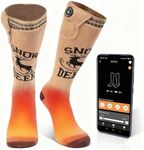 SNOW DEER Hunting Heated Socks with