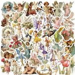 50pcs Vintage Fairy Stickers for Sc