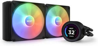 NZXT Kraken Elite 280 RGB - RL-KR28E-B1 - 280mm AIO CPU Liquid Cooler - Customizable 2.36" Wide-Angle LCD Display for GIFs, Images, Performance Metrics - 2 x F140 RGB Core Fans - Black