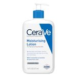 CeraVe Moisturizing Lotion For Normal to Dry Skin (473ml) - Formulated With 3 Essential Ceramides And Hyaluronic Acid | Non-Comedogenic, Oil Free And Fragrance-Free Body Lotion