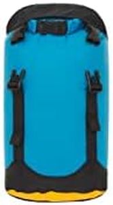 SEA TO SUMMIT - Evac Compression Dry Bag M 13L - Award Winning Waterproof Storage - Lightweight - Roll-Top - Recycled Fabric - For Backpacking & Kayaking - 22 x 20.2 x 44.7cm - TurkishTile Blue - 136g
