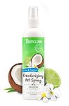 TropiClean Lime & Coconut Deodorizing Spray for Pets, 8oz, Made in USA