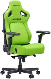 Anda Seat Kaiser 4 XL Gaming Chairs for Adults - Ergonomic Green PVC Leather Gaming Chair with 6D Armrest, Comfortable Office Seat with Lumbar Support, Heavy Duty Wide Gamer Seat