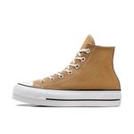 Converse Chuck Taylor All Star Lift Platform Khaki Sneakers