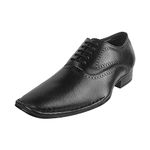 Mochi Men's Black Formal Faux Leather Stylish Lace-up Dress Shoes UK/8 EU/42 (19-6503)