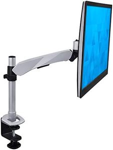 Mount-It! Single Monitor Desk Mount With Gas Spring Arm | Clamp Base | Modular Design For Future Expansion | Premium Aluminum Cast